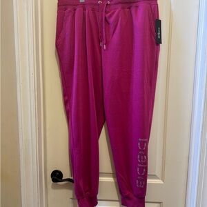 Bebe Sport Fuchsia Knit Top